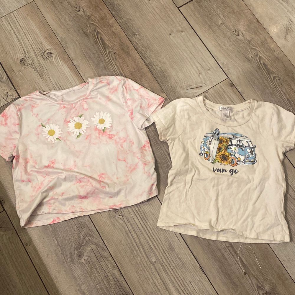 Two Girls Large Tees/ Crop Tops
